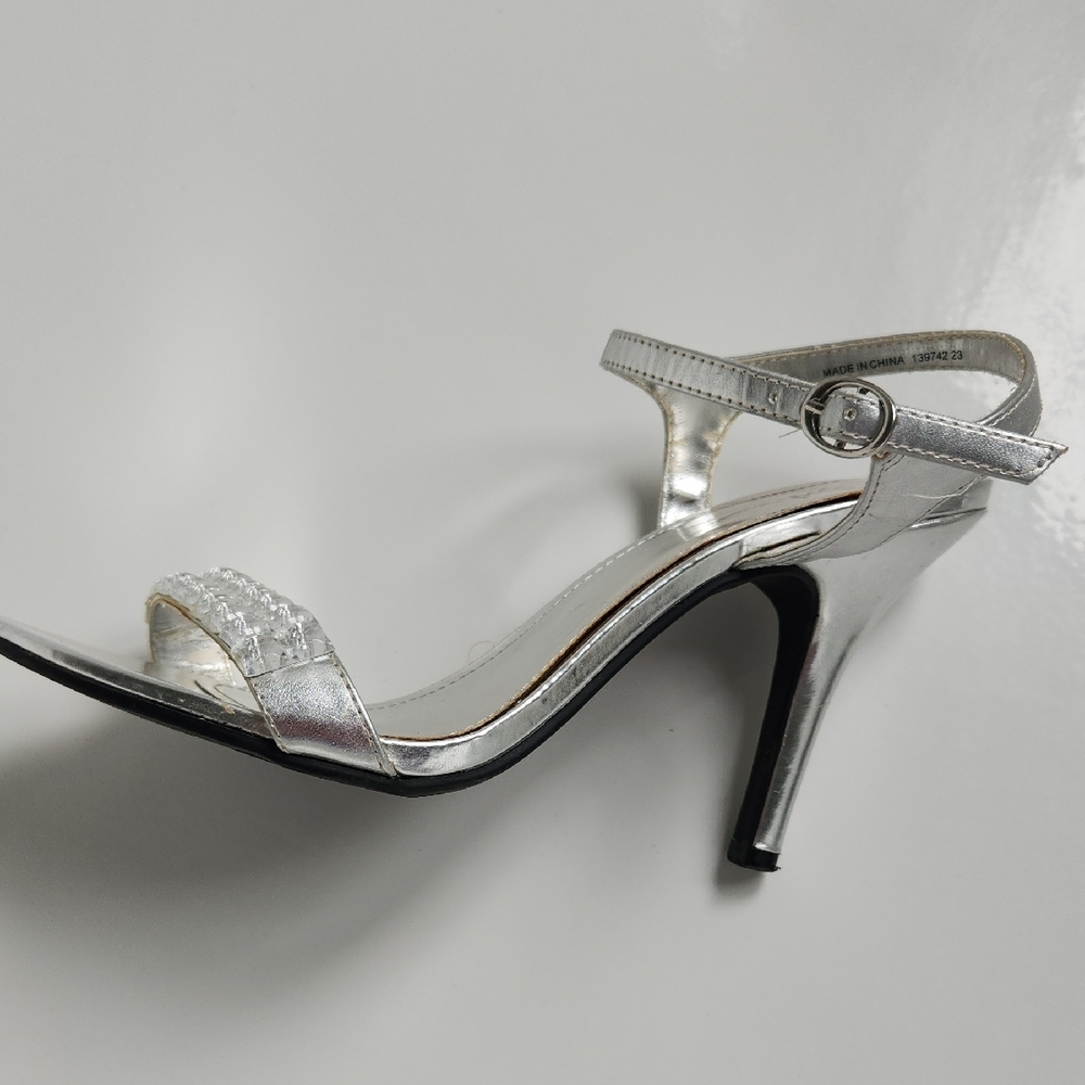 Metallic Heeled Sandals - Picture 2 of 5